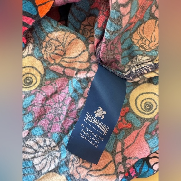 Vilebrequin Sea Shells Cotton Bowling Shirt Noumea - Picture 3 of 3